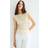H&M Cream Textured Jersey Top - Ladies