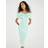 River Island Bow Bardot Midi Dress - Green