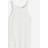 H&M Ladies Light Grey Marl Ribbed Vest Top