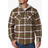 Wrangler Men's Long Sleeve Quilted Lined Flannel Shirt - Olive Night