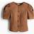 H&M Ladies Puff Sleeved Blouse - Brown
