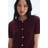 H&M Burgundy Cable-Knit Cardigan - Ladies