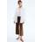 H&M Brown Ankle-Length Interlock Trousers Size M