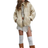 Free People Dolman Quilted Knit Jacket - Vanilla Creme