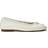 Moda In Pelle Ealing Leather Ballerina Flat Shoes - White