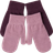 Lindex Magic Mittens 2-pack - Dusty Pink