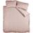 Catherine Lansfield Seersucker Frill Duvet Cover Pink (200x135cm)