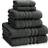 Catherine Lansfield Zero Twist Bath Towel Grey (127x70cm)