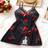 Shein Sexy Nightgown Letter Heart Bow Lace Print - Multicolor