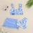 Shein Young Girls Floral Print Bikini Set With Cover-Up Skirt