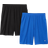 Amazon Essentials Men's Performance Tech Loose Fit Shorts 2-pack - Black/Royal Blue