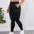 Shein Plus Size Solid Color Sports Yoga Pocket Leggings