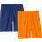 Amazon Essentials Men's Performance Tech Loose Fit Shorts 2-pack - Navy/Tomato Red