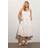 Yours Curve Natural Stripe Sundress - Natural