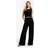 boohoo Womens Maternity Tailored Wide Leg Trouser Black