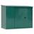 Asgård Addition 6 ft W x 3 ft D Pent Metal Bike Shed 182.88cm W x 91.44cm D x 139.7cm H