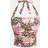 Shein Tween Girl Leopard Floral Hibiscus Print Halter Neck - Spring Summer