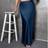 Shein Plus Size Women High Waist Satin A-Line Skirt