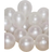 Shein Latex Balloons Glossy Elegant Faux Pearl White 10-pack