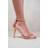 Where's That From Julia Wide Fit High Heel Sandals With Diamante Ankle Strap - Rose Gold