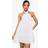 boohoo Broderie Anglaise Halter Neck Mini Dress - White