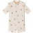 Liewood Girls Peach Print Sun Suit - Ivory