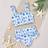 Shein Young Girls Cute Printed Bikini Sets - Beach Vacation