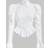 Shein Tween Girl Loose Casual Minimalist Lantern Sleeve - White