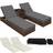 tectake 401499 - 2-pack - Brown