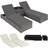 tectake 401500 - 2-pack - Grey