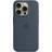 Apple Silicone Case with MagSafe for iPhone 15 Pro Storm Blue