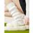 Shein Thin White Non-Slip Leg Warmers 40cm