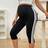 Shein Women Contrast Color Stripe Slim Fit Maternity Leggings