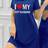 Shein Comfortable I Love My Hot Husband Slogan Print Sleepshirt - Nightgown