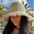 Shein Women's Large Brim Sun Protection Straw Hat - Spring