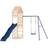 vidaXL Outdoor Playset Solid Wood Pine Blue