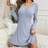 Shein Lace Trimmed Side Slit Sleep Dress - Pajama