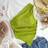 Shein Tween Girl Plain Green Asymmetric Knit Tank Top