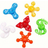 Shein pcs Mini Violin Rotating Plastic Gyroscope Toy MultiShape Sensory Finger Fidget Toy Party Gift Goody Bag Filler Classroom Prize Party Favors Random C