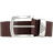 Emporio Armani Logo Leather Belt - Brown
