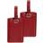 Samsonite Global Luggage Tag Set of 2 - Red