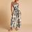 Shein Summer Printed Camisole Jumpsuit With Self-Tie Belt - Sleeveless