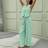Shein Summer Striped Bow Single Button Vest And Pants - 2 Pieces