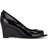 Nine West Cape 9x9 Dress Wedges - Black Patent