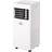 Wade Logan Saxon Portable Air Conditioner with Remote White