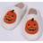 Shein Pumpkin Head Thick Plush Slippers - Autumn Winter