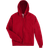 Hanes Men's EcoSmart Fleece Full-Zip Hoodie - Dark Red