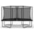 BERG Ultim Favorite Rectangular Trampoline 410cm + Safety Net Comfort Black
