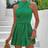 Shein Solid Back Cross Strap Romper