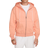 Nike Solo Swoosh Men's Full Zip Hoodie - Apricot Agate/White